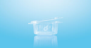 Boite plastique rectangle avec couvercle 250cc