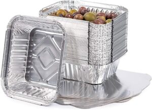 Boites aluminium alimentaire avec couvercle R148L 435cc