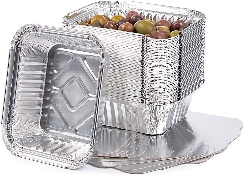 Boites aluminium alimentaire avec couvercle R148L 435cc