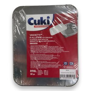 Boites aluminium alimentaire avec couvercle R98L 3080cc