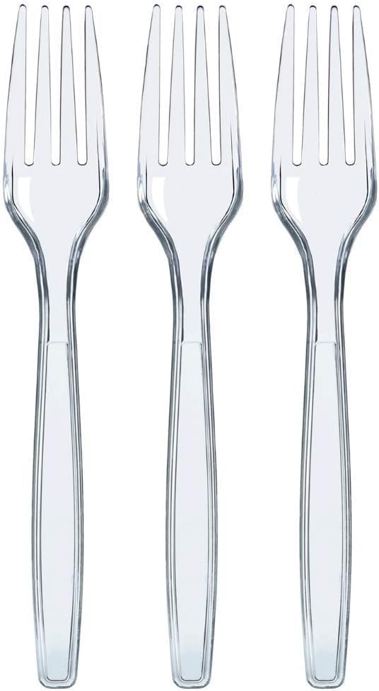 Crystal fourchettes reutilisable