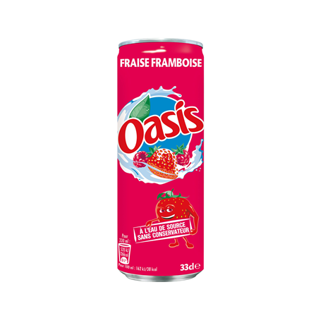 Oasis Fraise Framboise 24x33cl