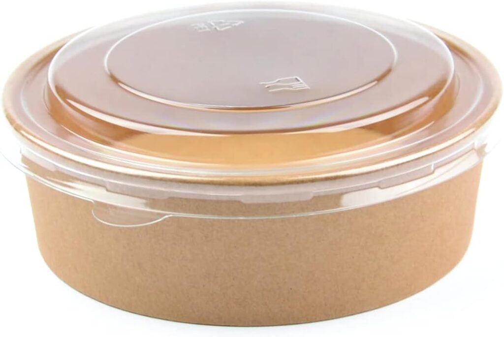 Bol carton 500ml avec couvercle