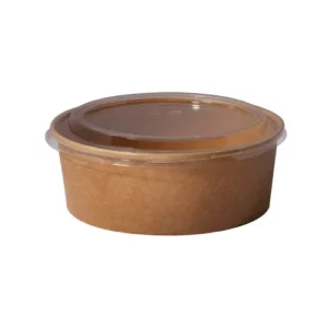 Bol carton 750ml avec couvercle 