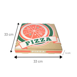 Carton de pizza 33x33x4