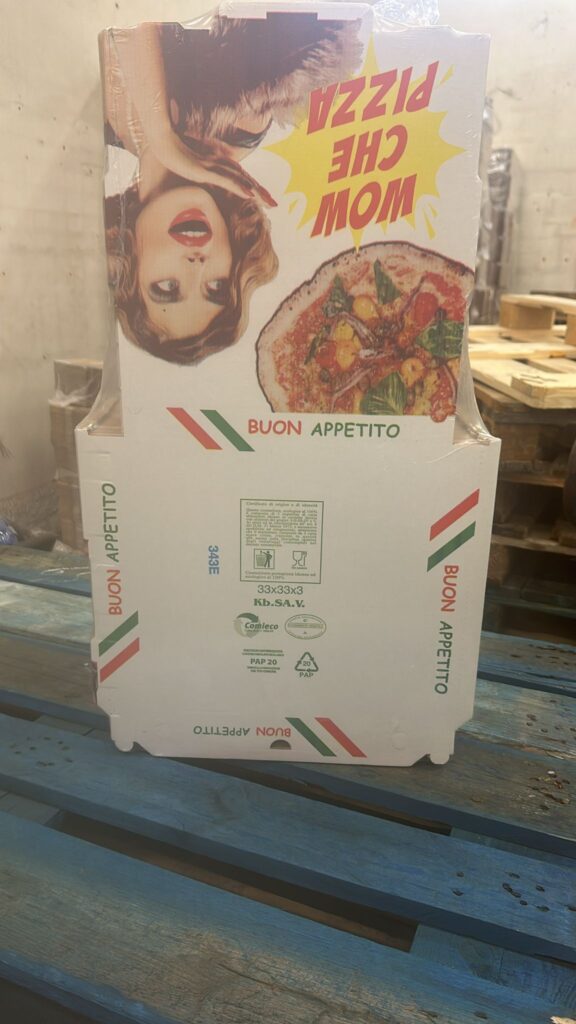 Carton de pizza 33x33x3