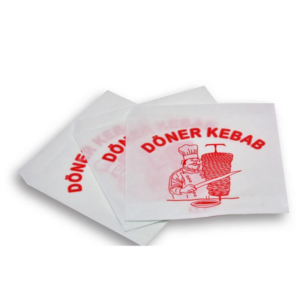 Poche papier kebab – Doner kebab 16×16