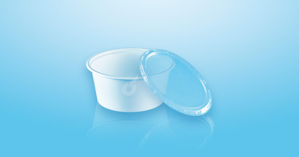 Pot sauce avec couvercle 80cc